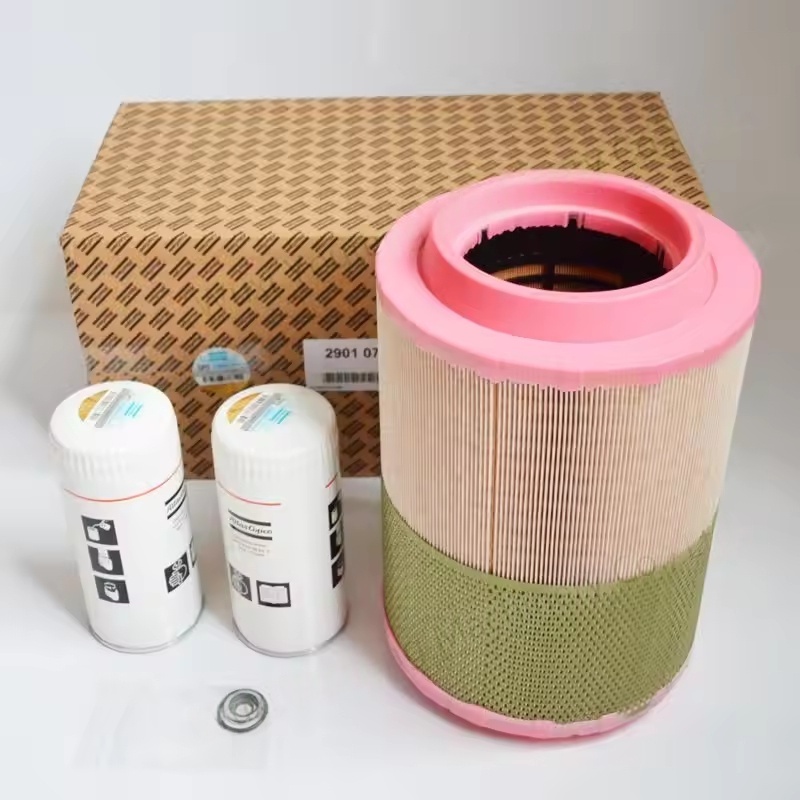 Asal 2901077500 Atlas Copco Air Compressor Filter Kit GA55 Bahagian