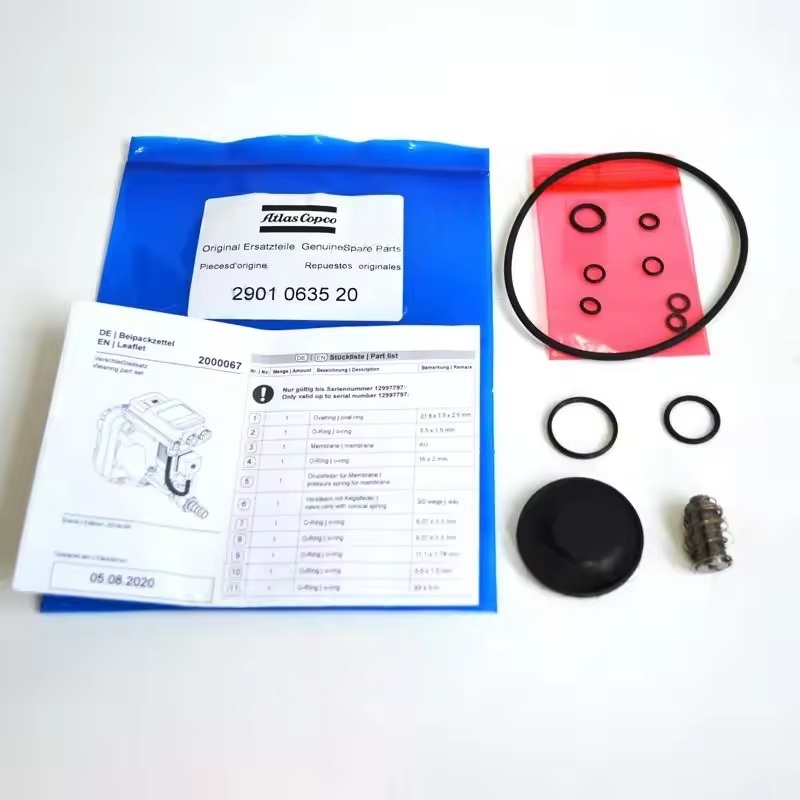 Asal 2901063520 Atlas Copco EWD330 Kit Penyelenggaraan Perkhidmatan Injap Solenoid Elektronik