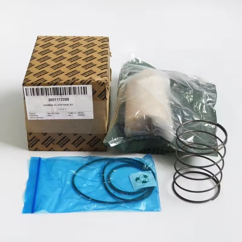 Asal 3001172200 Atlas Copco Oil Stop Valve Kit Spare Tulen untuk Pemampat Udara