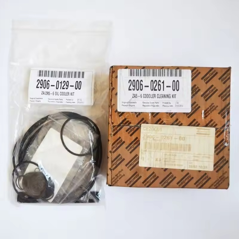 Atlas Copco Oil Cooler Kit untuk ZA ZR5-6 Minyak Pemampat Udara Bebas Minyak 2906012900 & 2906026100