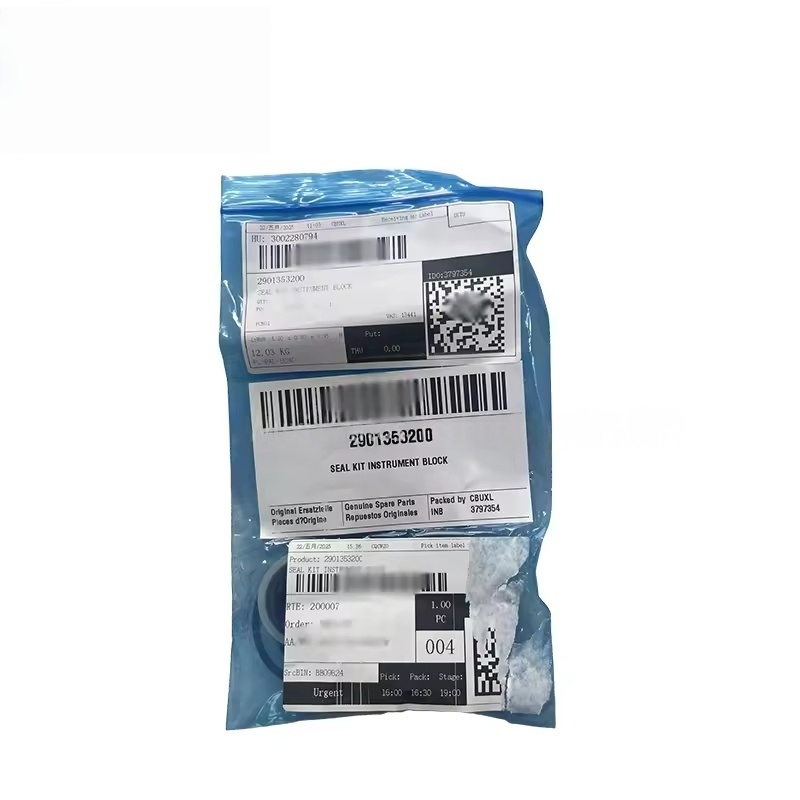 2901353200 Blok Instrumen Kit Seal untuk Atlas Copco Bahagian Asal Air Compressor Gasket Washer