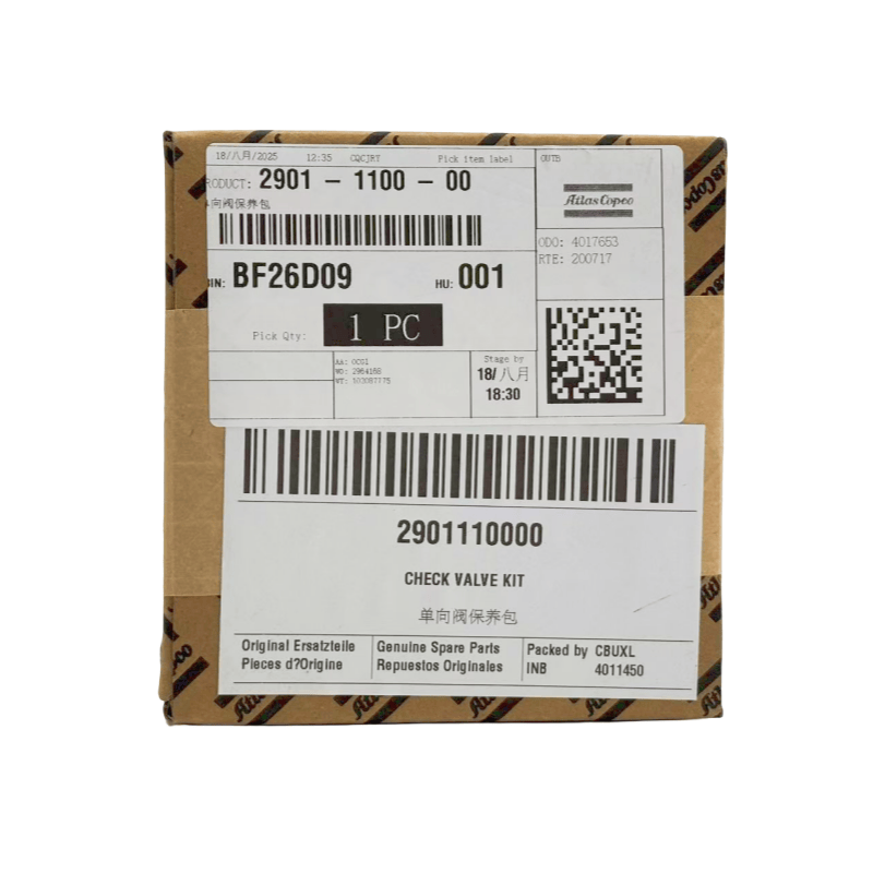 2901110000 Atlas Copco Air Compressor Checter Valve Repair Kit