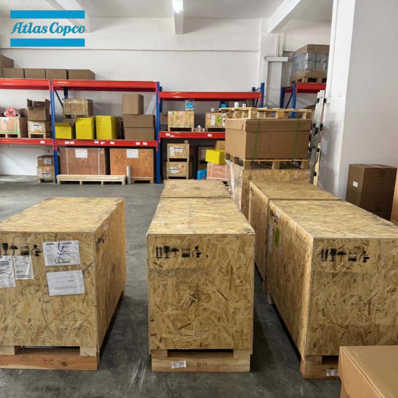 Atlas Copco 1616757591 2902022210 Elemen Skru Penghujung Udara Tulen Ketua Pemampat Siri GA GX