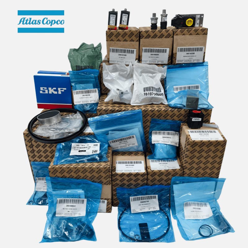 Alat Ganti Pemampat Udara Atlas Copco Penapis Minyak Asal Penderia Tekanan Penapis Udara Injap Solenoid Kit Servis Injap Penapis