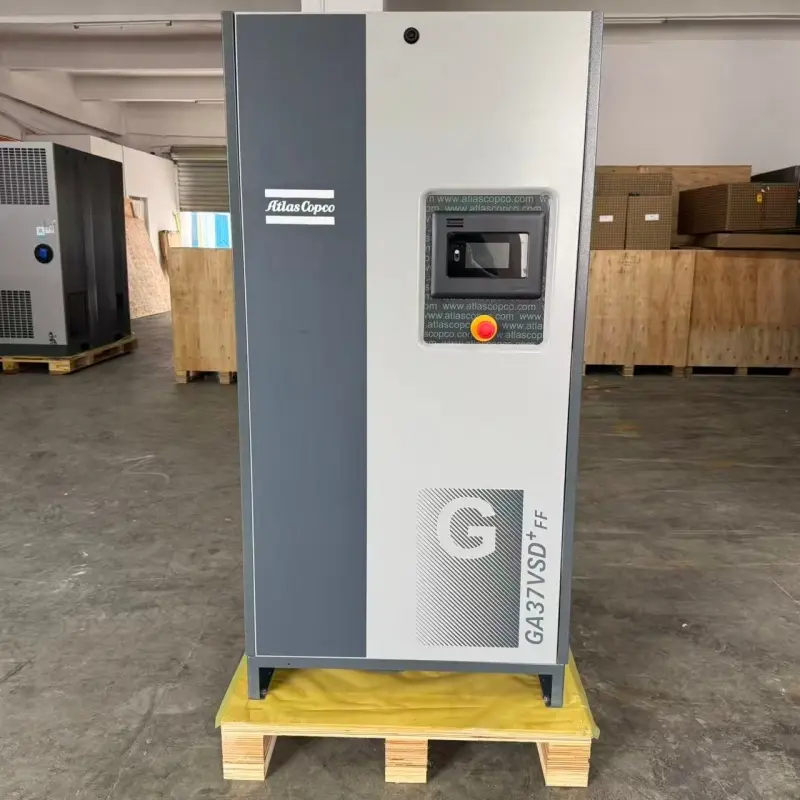 Atlas Copco GA37 VSD+ FF 37kW 50HP Pemampat udara Skru suntikan minyak untuk Industri