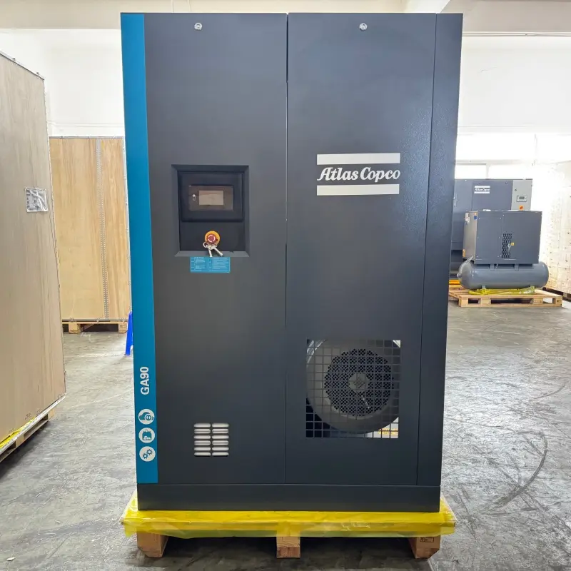 Atlas Copco GA90 90 kW 125 HP Pemampat Skru Putar Disuntik Minyak Tulen