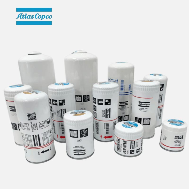 Alat Ganti Atlas Copco Tulen Asli 161487499 1614874700 Penapis Minyak untuk Pemampat Udara Industri