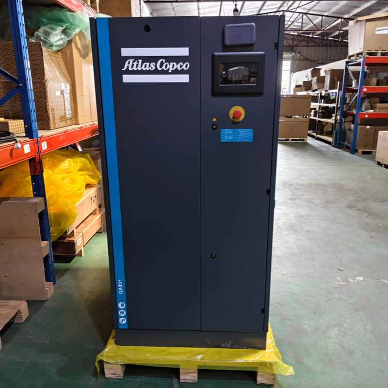 Atlas Copco Pemampat Udara Skru Putar Pegun GA45+ Pelincir AC Kuasa 380V/ 400V 45KW